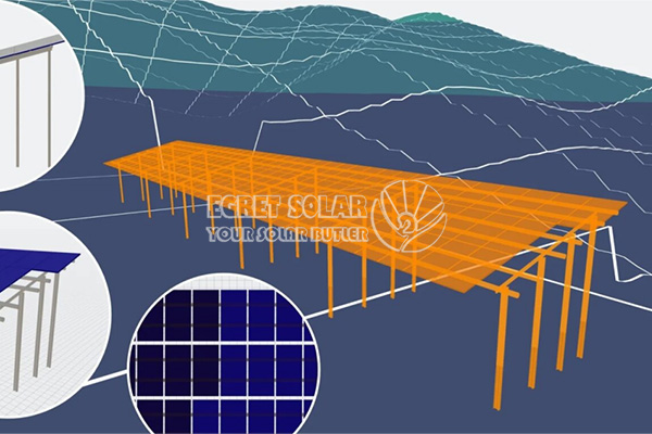 Egret Solar verbetert Tracker, Terrain Tools voor grootschalige PV-planning