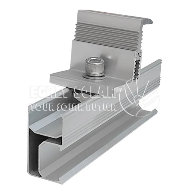 Solar aluminum End Clamp