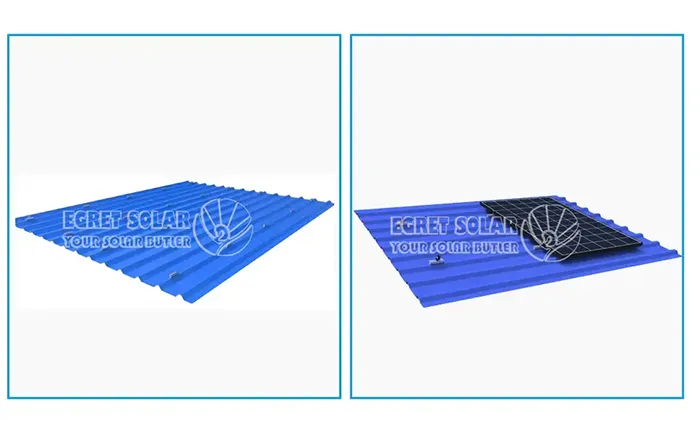 Trapezoidal Sheet Solar Mount