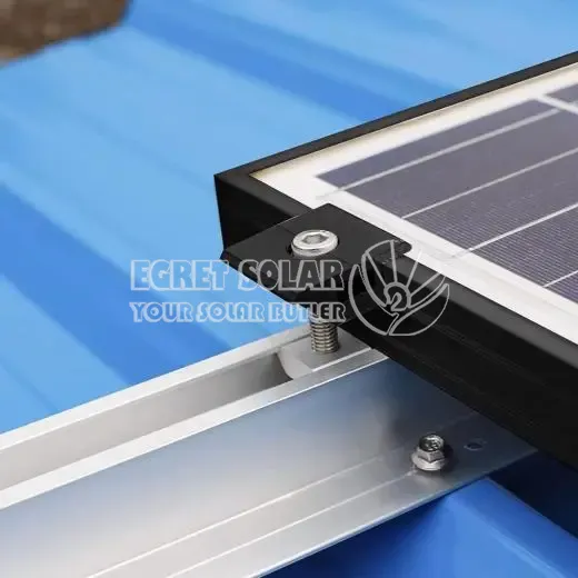 Solar Black Adjustable Mid Clamp