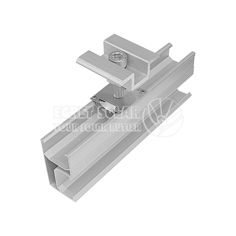 Solar aluminium rail 47B voor dakmontagebeugel