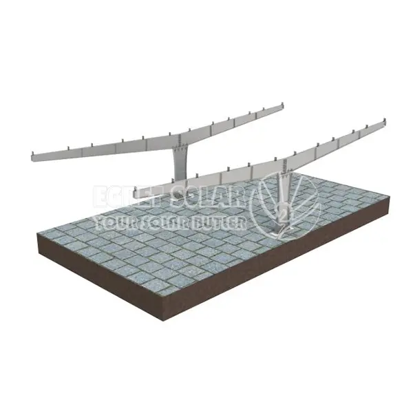 Y Type Single Post Solar Carport Montaining System